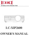 Icon of LC-XIP2600 Owners Manual